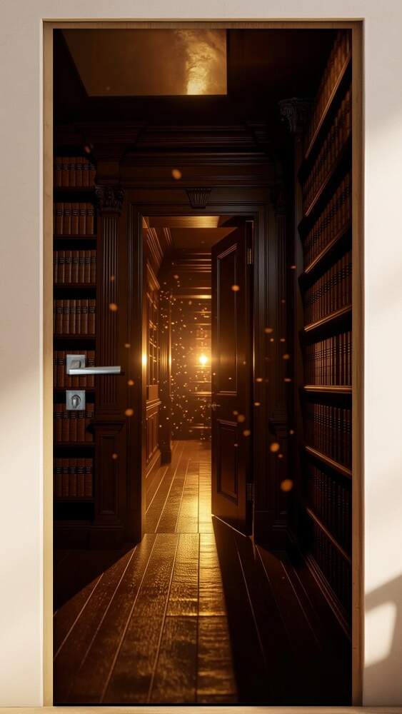 Adesivo de Porta Passagens secretas