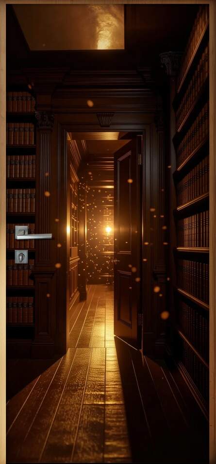 Adesivo de Porta Passagens secretas