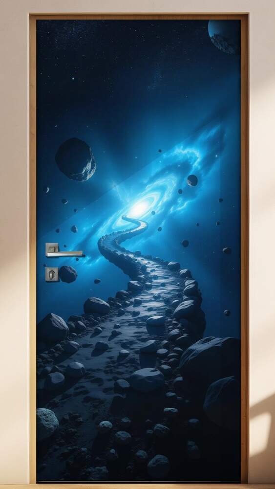 Adesivo de Porta espaciais