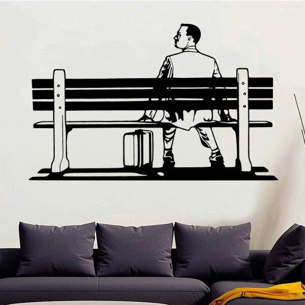 Adesivo de Parede Forrest Gump o contador de Histria