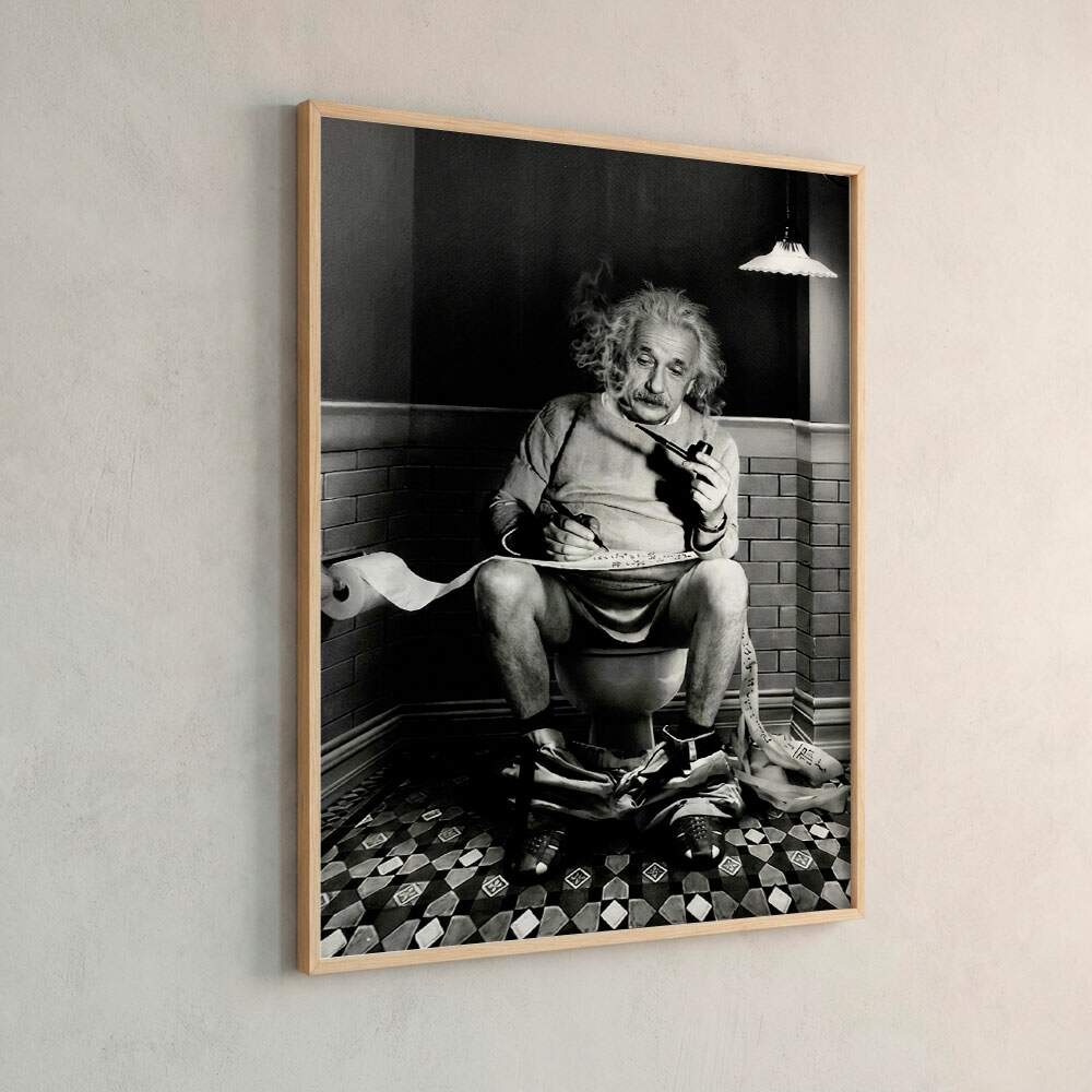 版画 roamcouch Einstein Quadro Decorativo Albert Einstein Pensamento Profundo - Fran