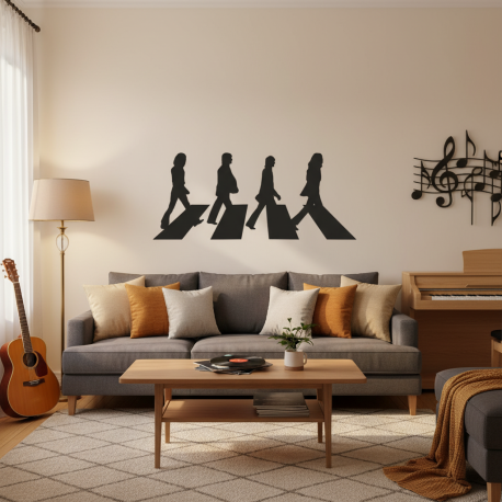 Adesivo de Parede os Beatles