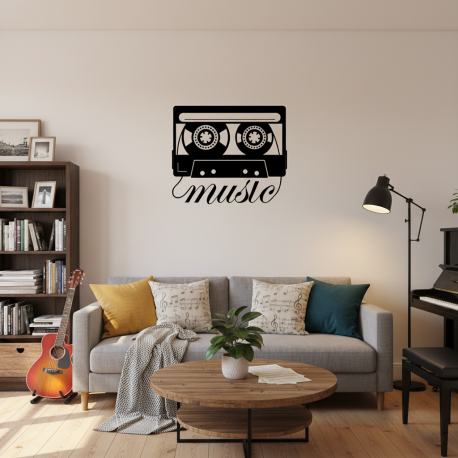 Adesivo de Parede Fita Music