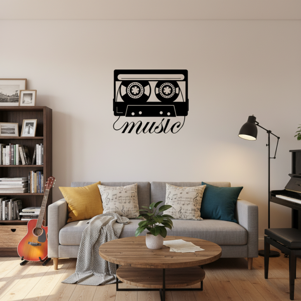 Adesivo de Parede Fita Music