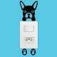Adesivo de Parede para Interruptor Cachorrinho