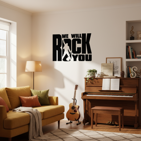 Adesivo de Parede We Will Rock You