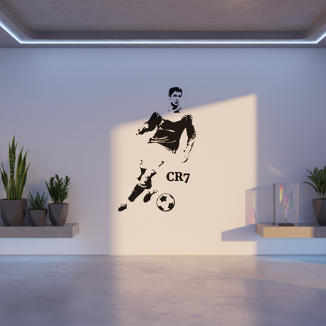 Adesivo de Parede Cristiano Ronaldo CR7
