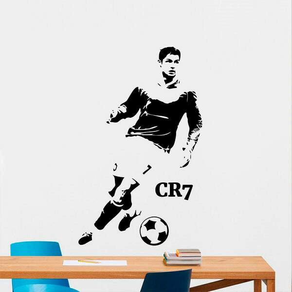 Adesivo de Parede Cristiano Ronaldo CR7