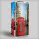 Adesivo para Envelopamento de Geladeira Completa London Londres