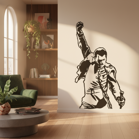 Adesivo de Parede Freddie Mercury 2
