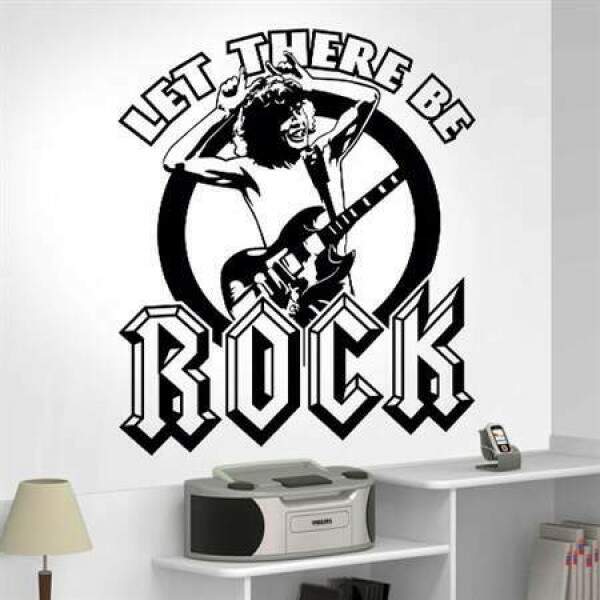 Adesivo de Parede let there be rock