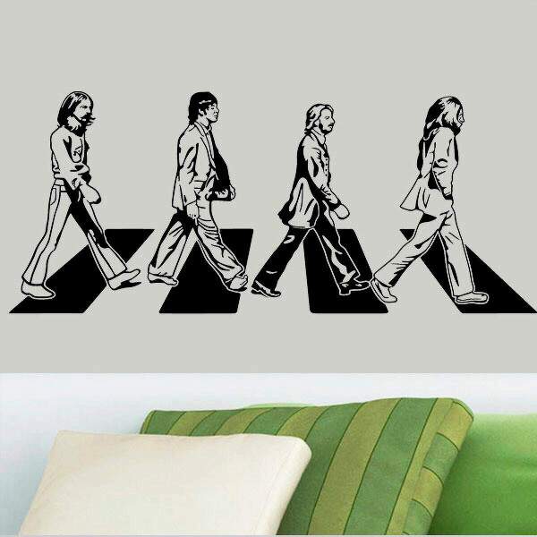 Adesivos de Parede The Beatles Caminhando