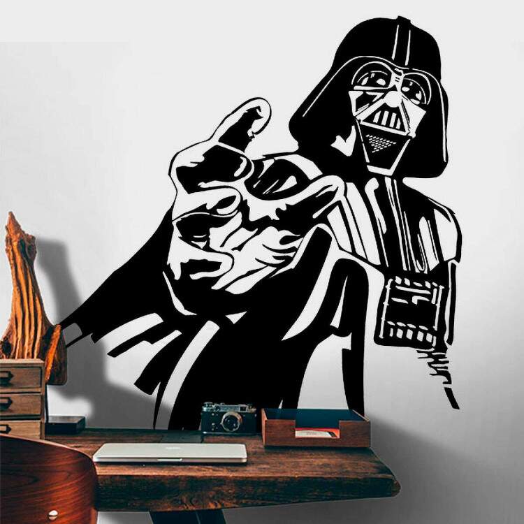 Adesivo de Parede Star Wars Darth Vader 2