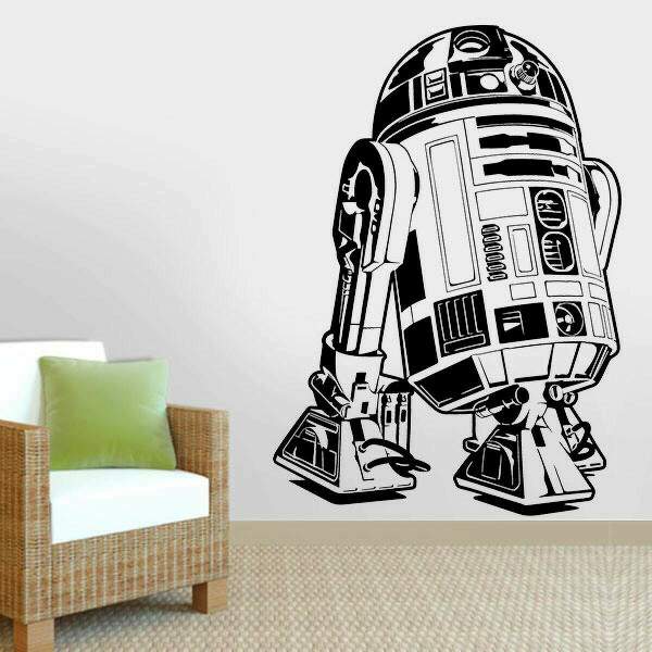 Adesivo de Parede Star Wars Robo R2D2