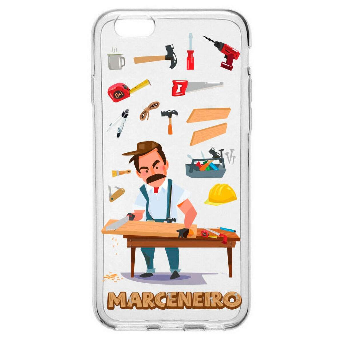 Capinha para Celular Profissão Marceneiro