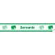 Adesivo de Parede Faixa Elefante com Nome Personalizado