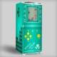 Envelopamento de Geladeira Brick Game Verde