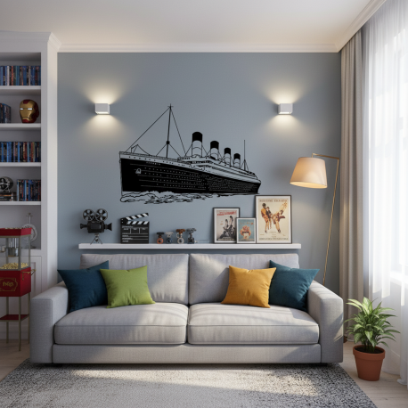 Adesivo de Parede Navio Titanic