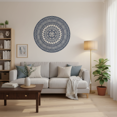 Adesivo de Parede Mandala Cor nica 41