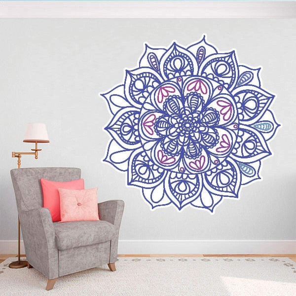 Adesivo de Parede Mandala Colorida 56