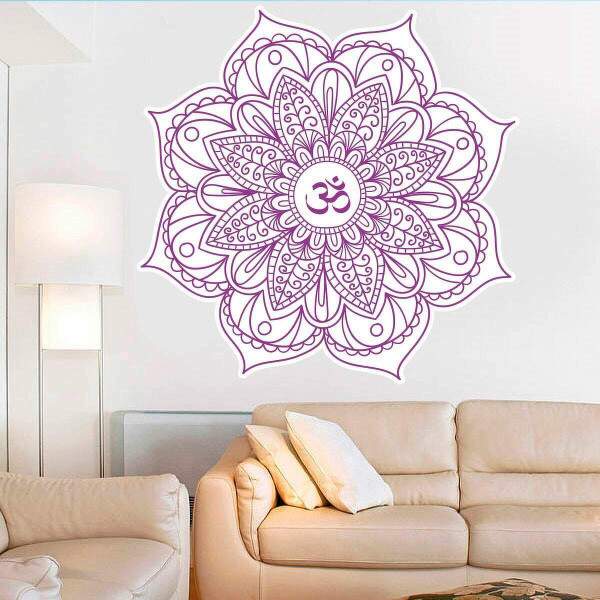 Adesivo de Parede Mandala Cor nica 57