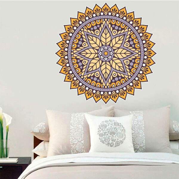 Adesivo de Parede Mandala Colorida 62