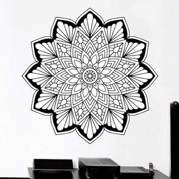 Adesivo de Parede Mandala Cor nica 81