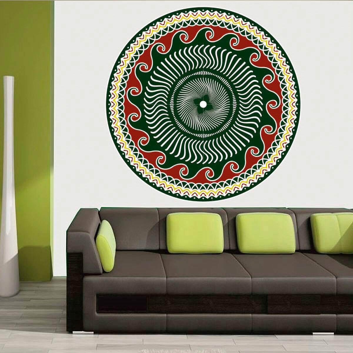 Adesivo de Parede Mandala Colorida 94
