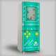 Envelopamento de Geladeira Brick Game Porta Verde