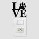 Adesivo de Parede para Interruptor Love Animais