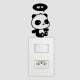 Adesivo de Parede para Interruptor Panda Hi