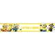 Adesivo de Parede Faixa Minions Nome Personalizados Amarela