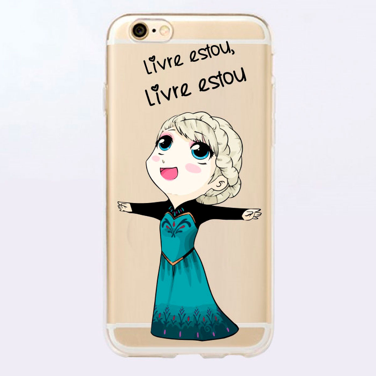 Capinha para Celular Elsa Frozen Livre Estou