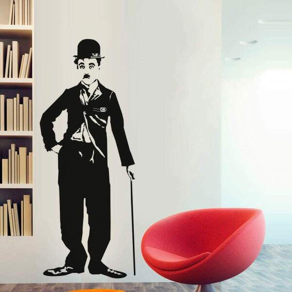 Adesivo de Parede Charlie Chaplin 1