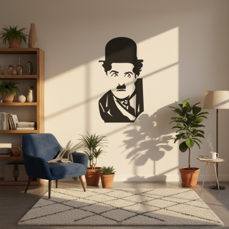 Adesivo de Parede Charlie Chaplin 2