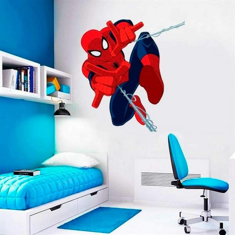 Adesivo de Parede Infantil Homem Aranha Mod. 2