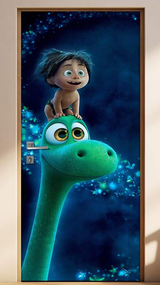 Adesivo Para Porta O Bom Dinossauro