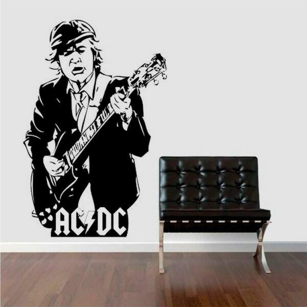 Adesivo de Parede AC DC