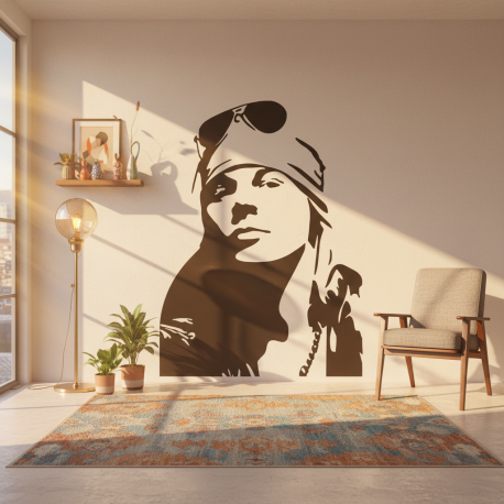 Adesivo de Parede Guns n Roses Axl