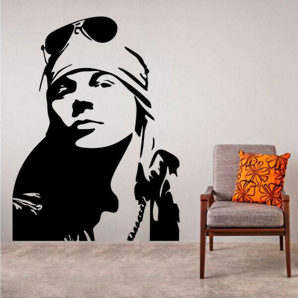 Adesivo de Parede Guns n Roses Axl