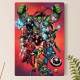 Placa Decorativa Marvel Her�is