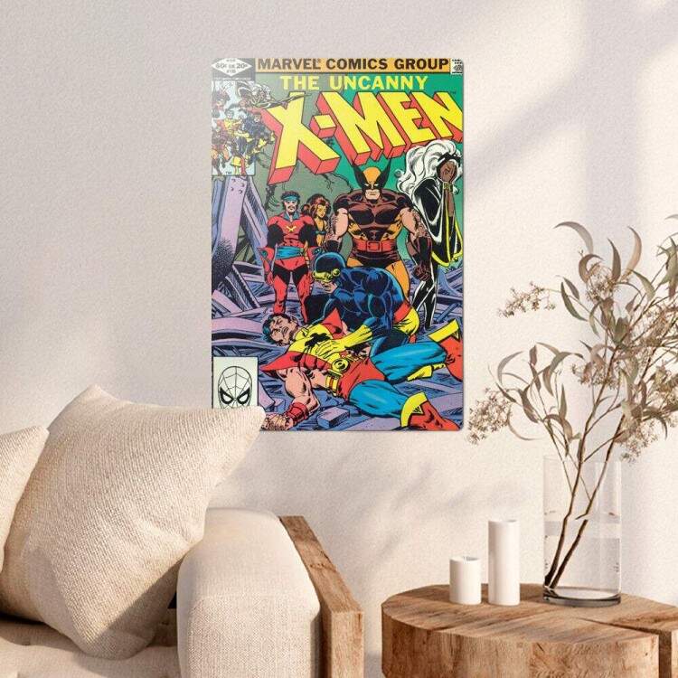 Placa Decorativa Marvel X Men 2