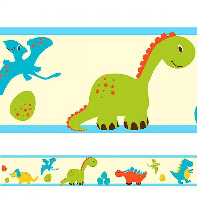 Faixa de Parede Infantil Dinossauros Baby 2