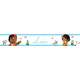 Adesivo Faixa Infantil Moana Baby com Nome