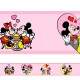 Adesivo de Parede Faixa Minnie e Mickey Love