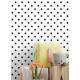 Papel de Parede Po� Mod 003 Branco e Preto