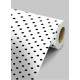 Papel de Parede Po� Mod 003 Branco e Preto