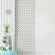 Papel de Parede Po� Mod 003 Branco e Preto