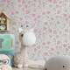 Papel de Parede Infantil Mod 114 Cora�es