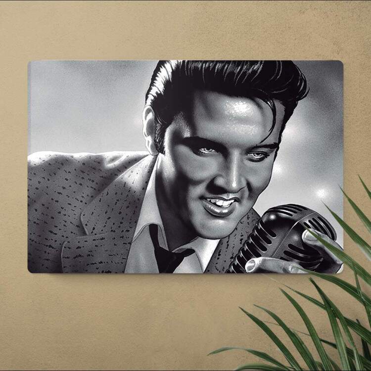 Placa Decorativa Retro Vintage Elvis Presley 2